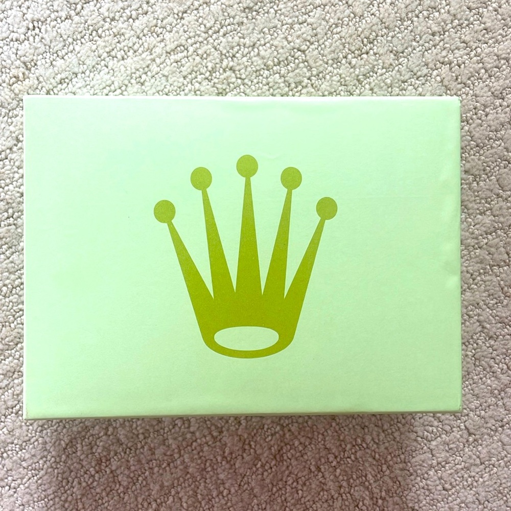 Authentic Rolex Gift Box - Matt Green with Logo